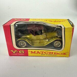 Matchbox Models Of Yesteryear Y-6 1913 Cadillac Die-Cast Car In Original Box